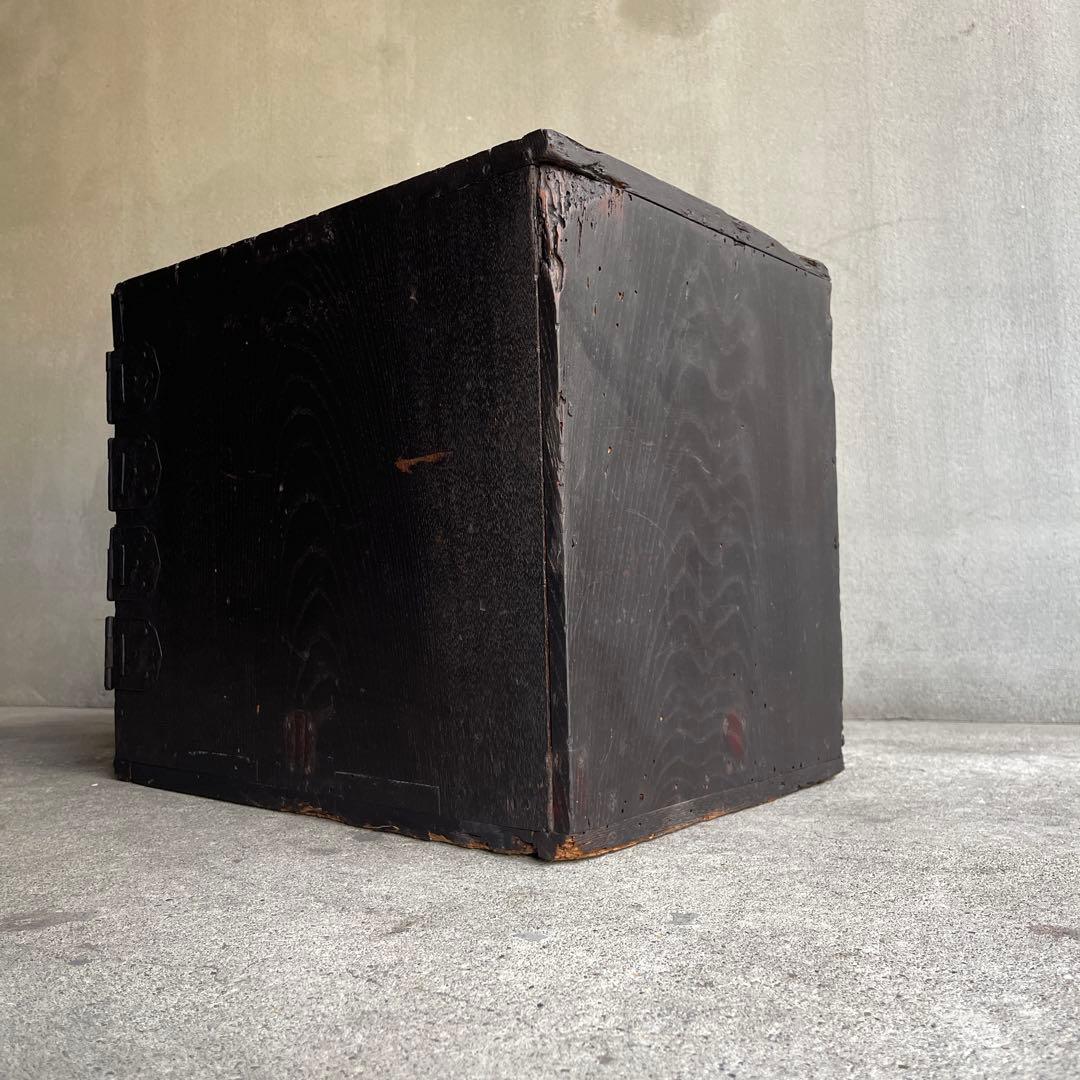 骨董 時代箪笥　船箪笥　銭箱　帳場箪笥　欅製　江戸期　古家具　古道具