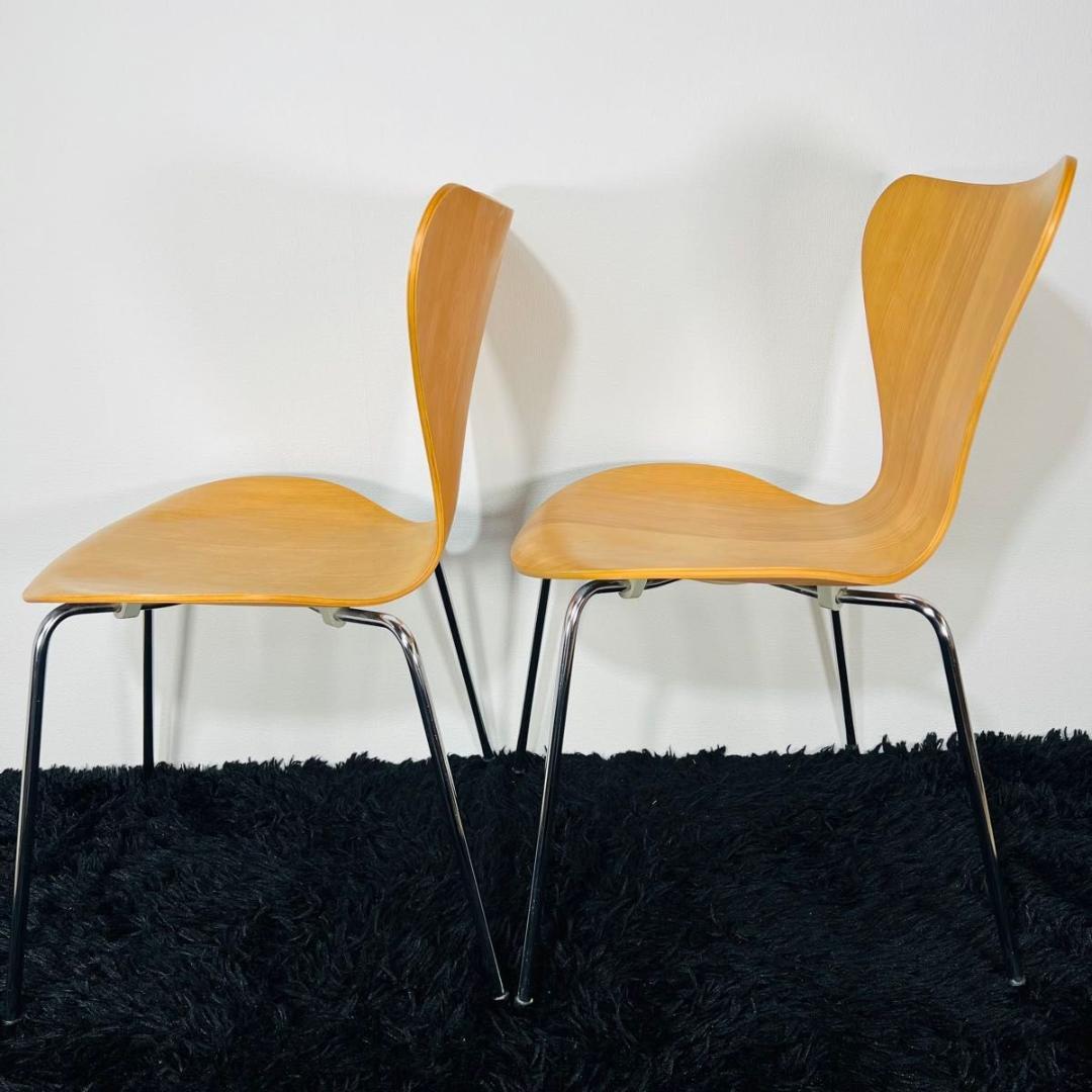 フリッツハンセン セブンチェア 2脚 正規品 北欧家具 ナチュラルウッドオーク