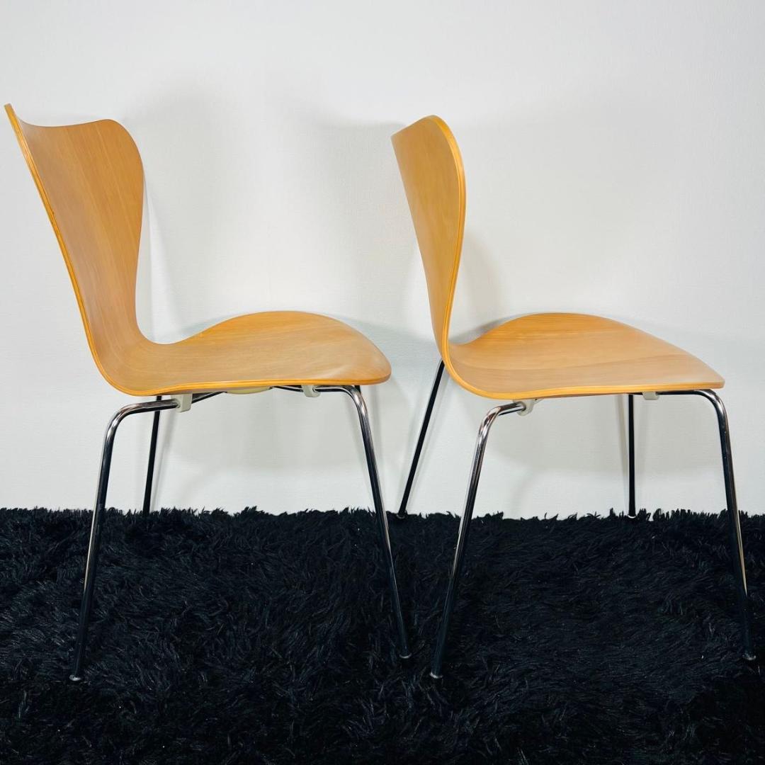 フリッツハンセン セブンチェア 2脚 正規品 北欧家具 ナチュラルウッドオーク