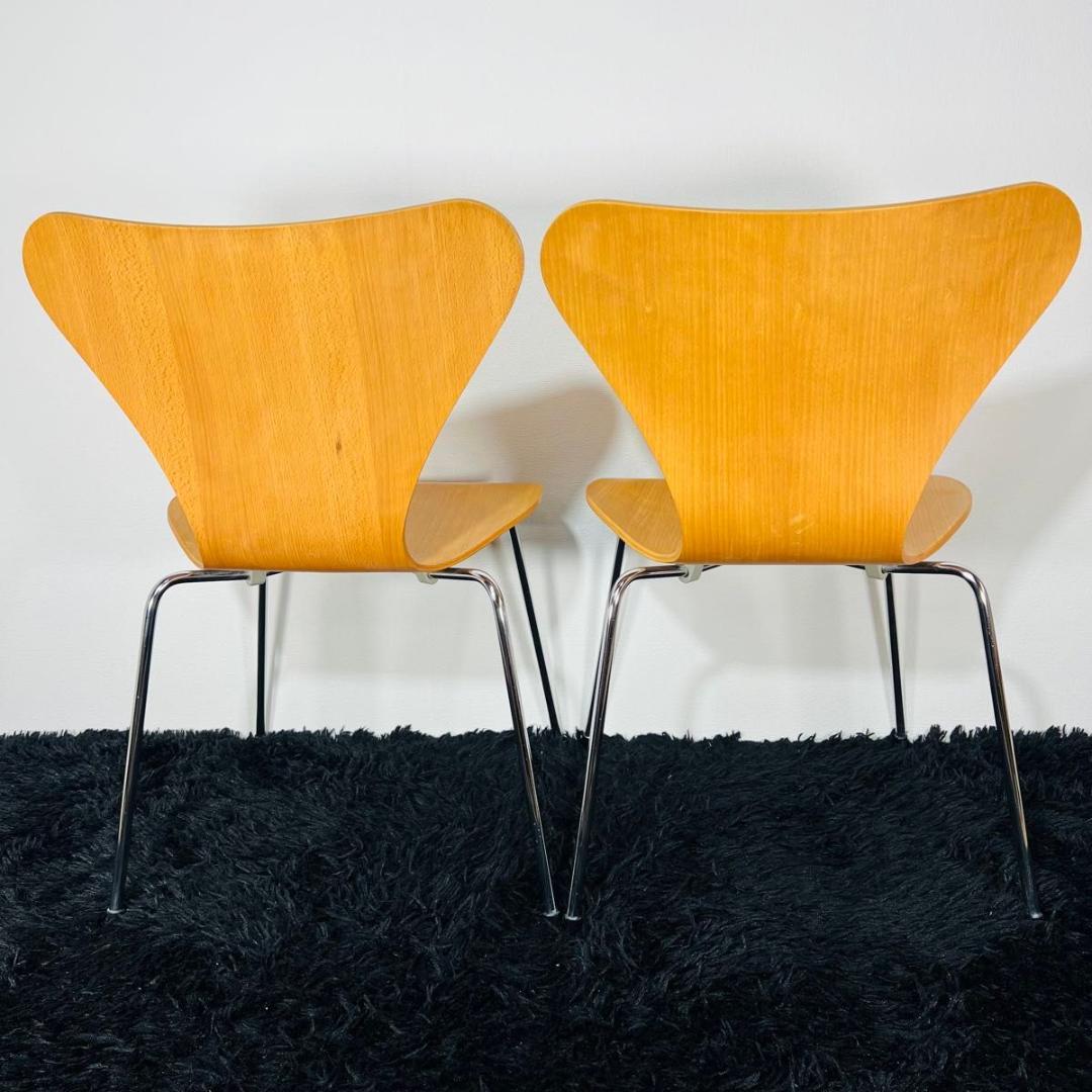 フリッツハンセン セブンチェア 2脚 正規品 北欧家具 ナチュラルウッドオーク