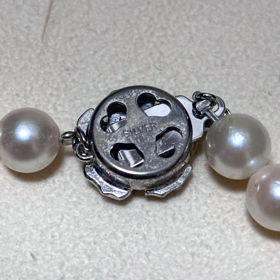 【テリ強】アコヤ真珠 パール ネックレス 38g 42.5cm 本真珠 あこや