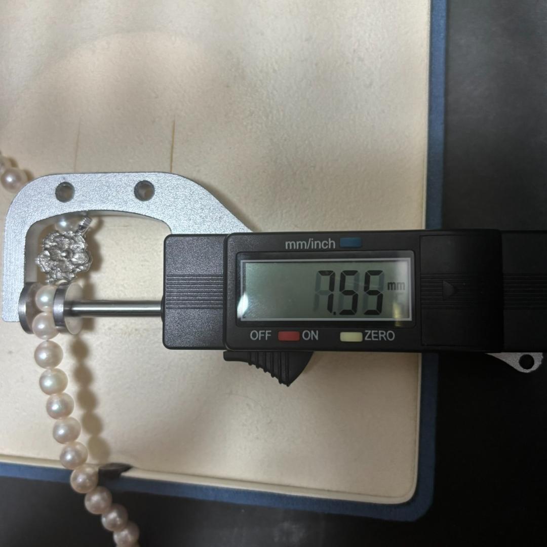 【テリ強】アコヤ真珠 パール ネックレス 38g 42.5cm 本真珠 あこや