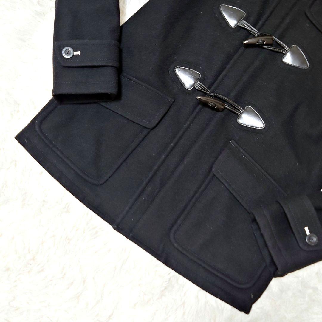 BURBERRY BLACK LABEL ダッフルコート ホースロゴ Lサイズ