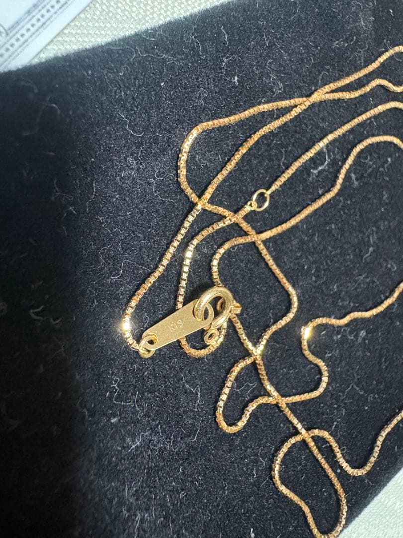 くらげ様。K18PG ベネチアン ネックレス 50cm 0.7mm Carat