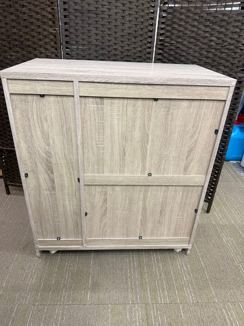 【洗浄消毒作業済】LOWYA ロウヤ　キッチンカウンター　レンジ台　食器棚