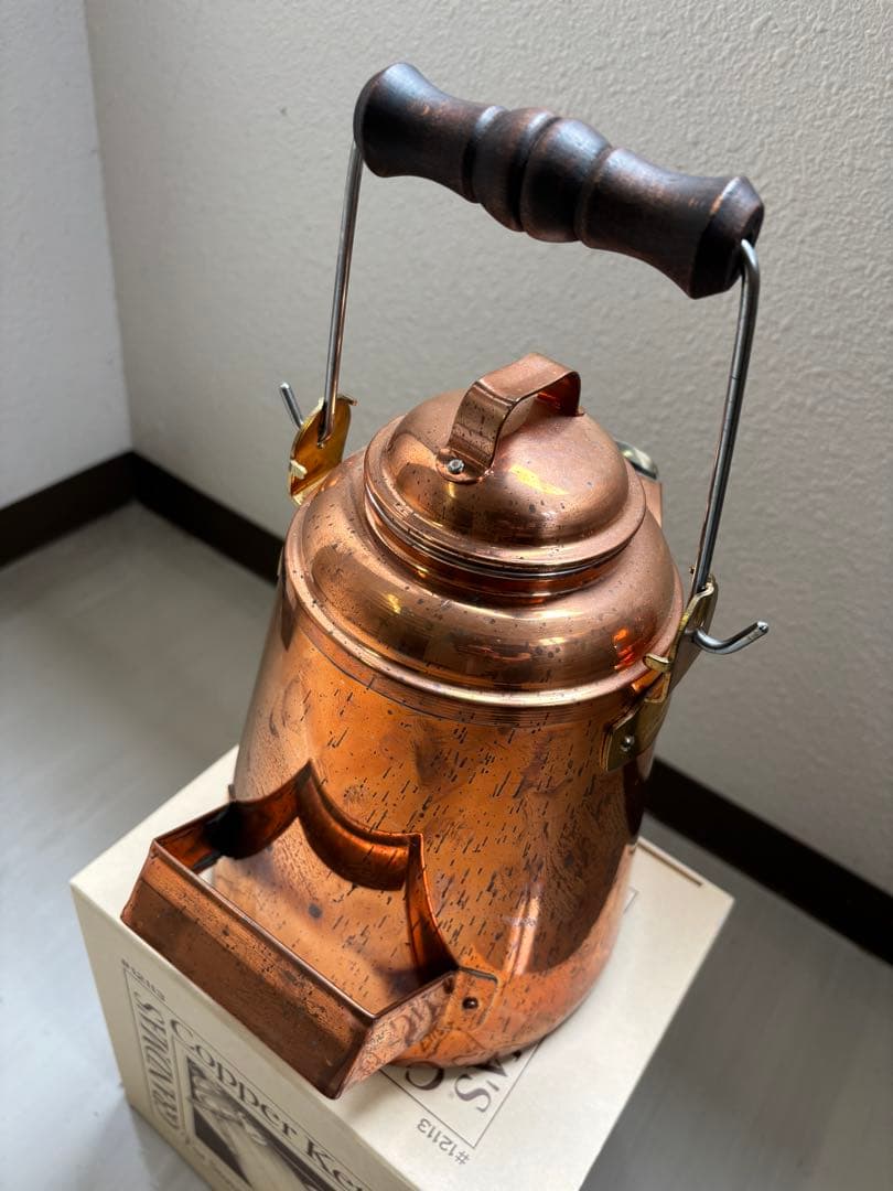 グランマーコッパーケトル 小　銅製ケトル　箱取説あり 布袋付き