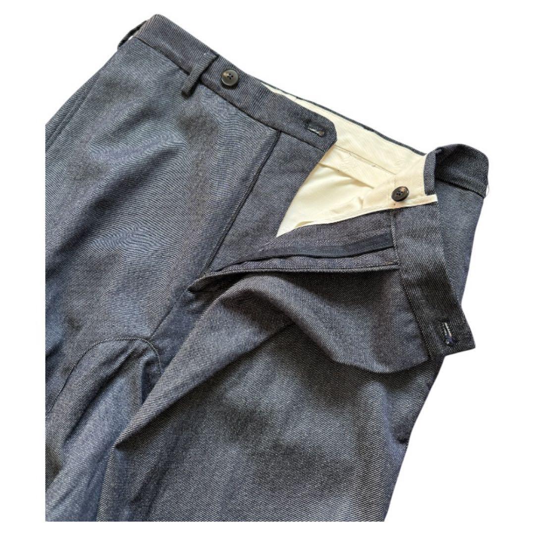 【極美品】ガブリエレ パジーニ ウールツイル サルエルスラックス ネイビー