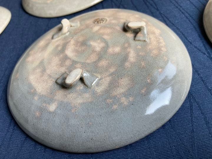 萩焼　十五代　坂倉新兵衛　銘々皿　平皿　6点