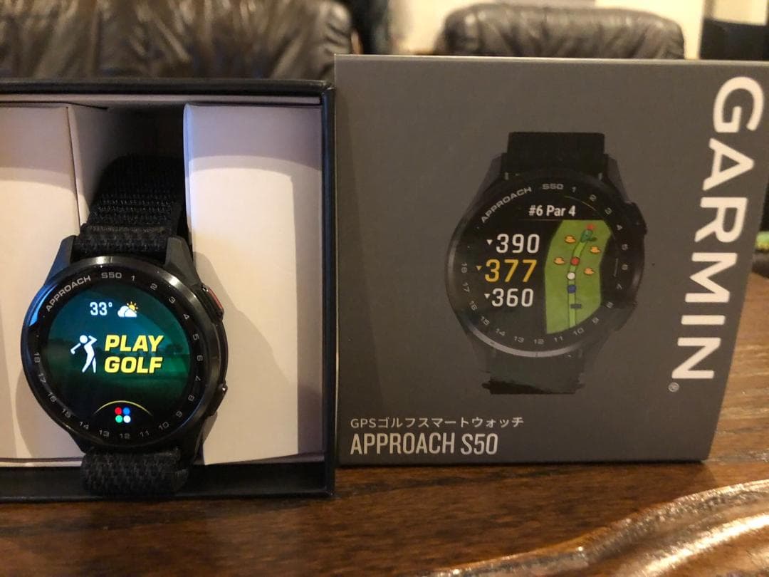 GARMIN Approach S50 ブラック GPSゴルフスマートウォッチ