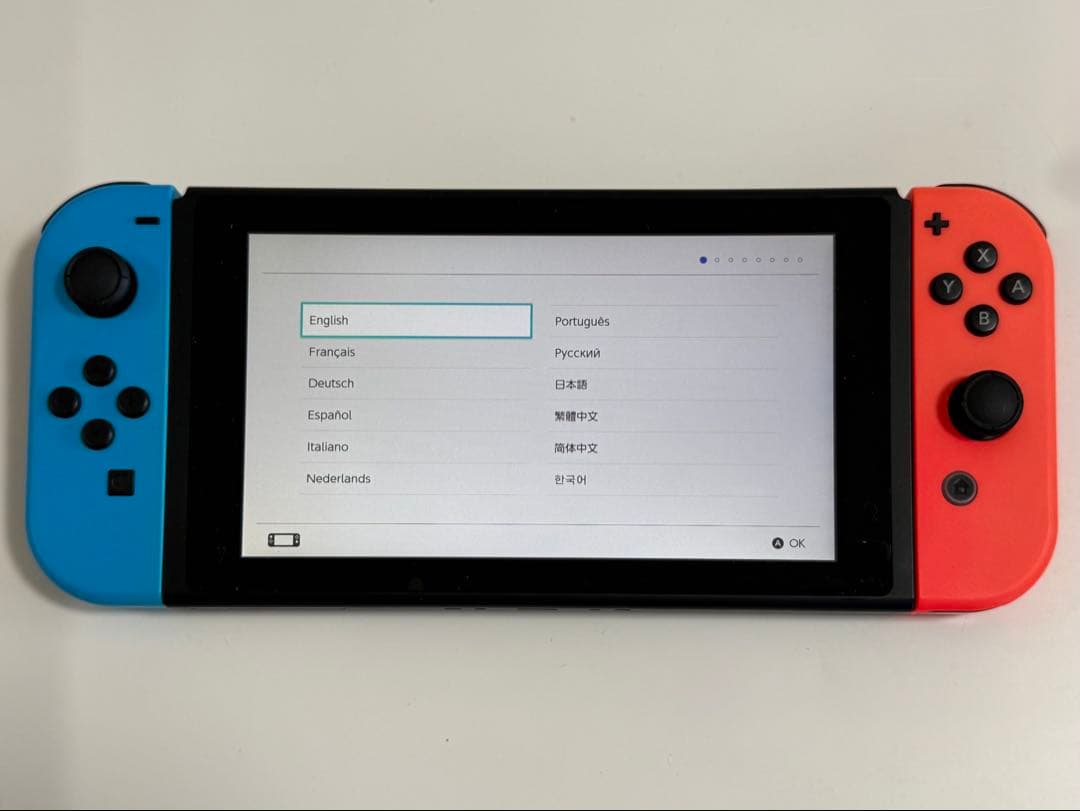 Nintendo Switch 本体　中古完品128GBSDカード付き