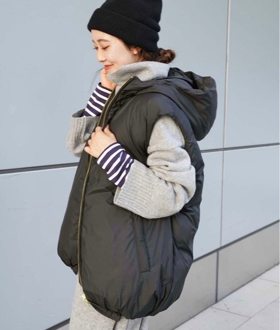 専用定価約4万 EVERYDAY I LIKE. 中綿ロングベスト