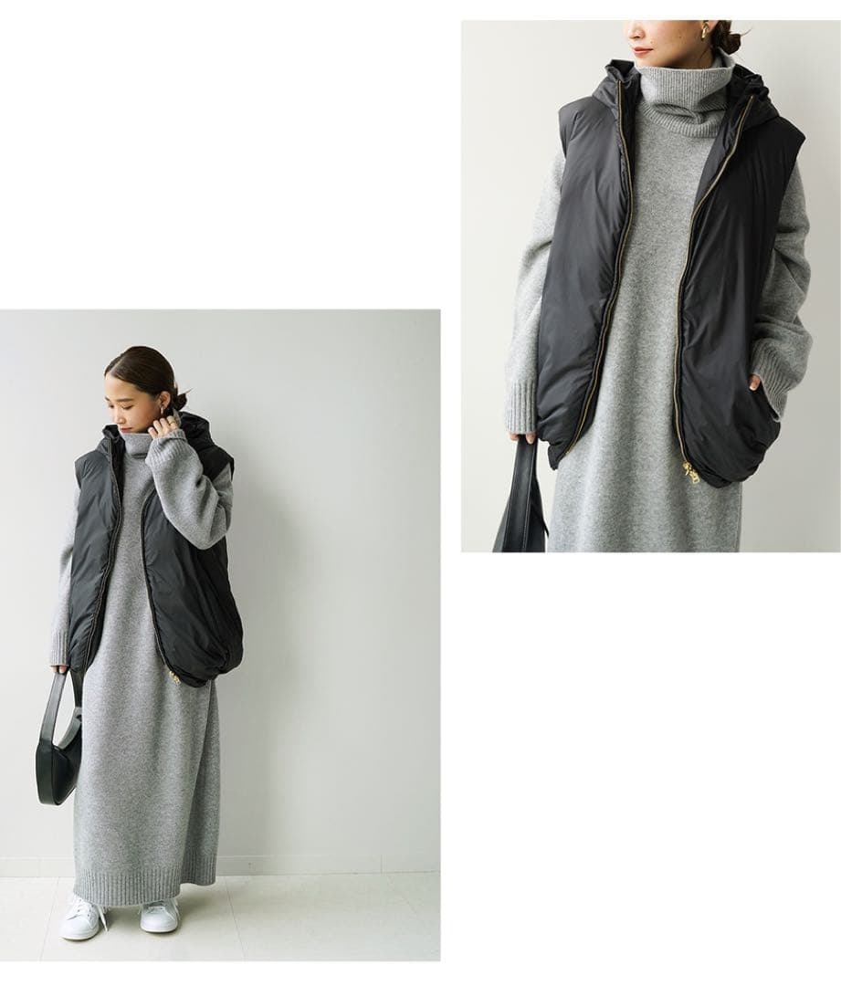 専用定価約4万 EVERYDAY I LIKE. 中綿ロングベスト