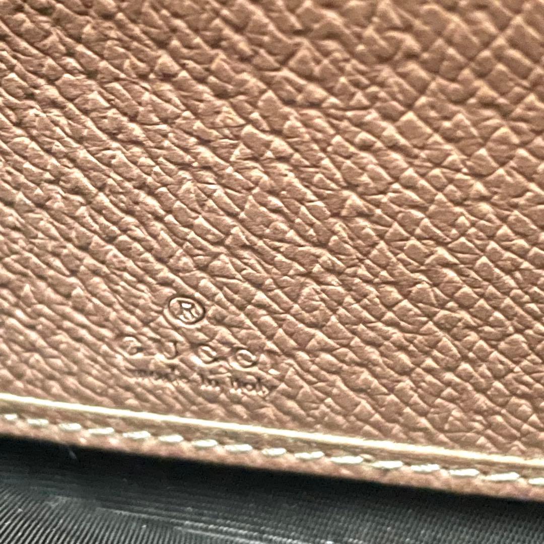 GUCCI グッチ 長財布 ラウンドファスナー キャンバス　0111-⑨