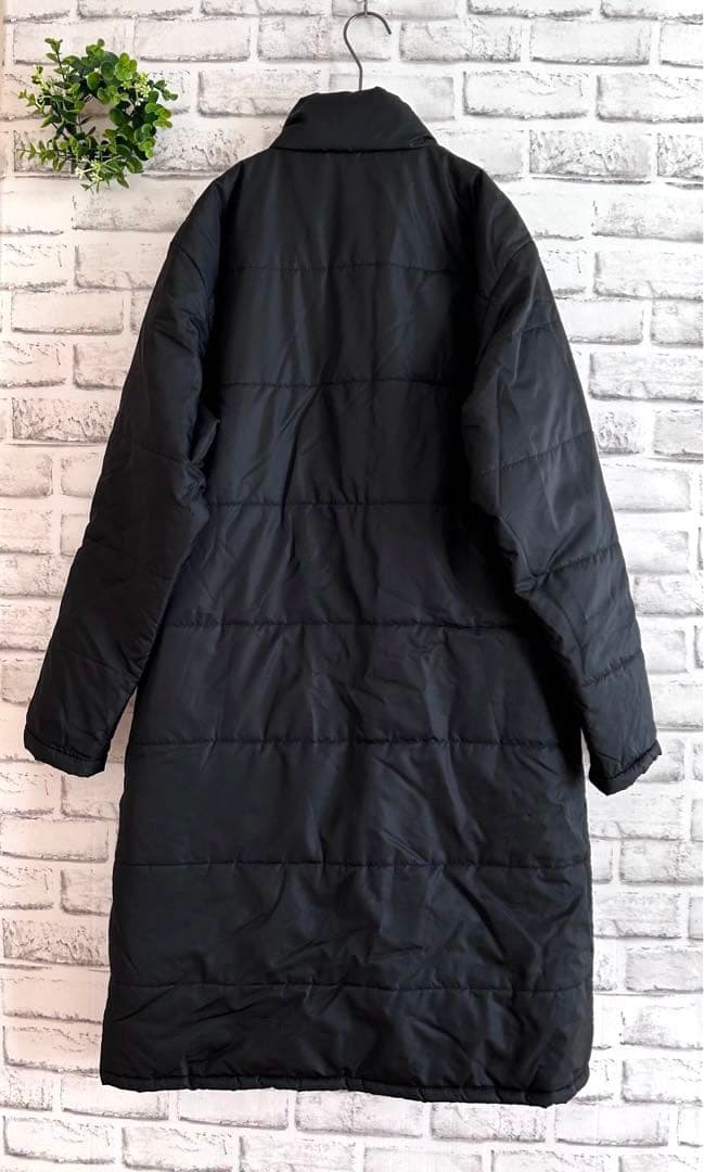 MIZUNO ミズノ ランバード★ベンチコート（F）黒 ロング 中綿コート