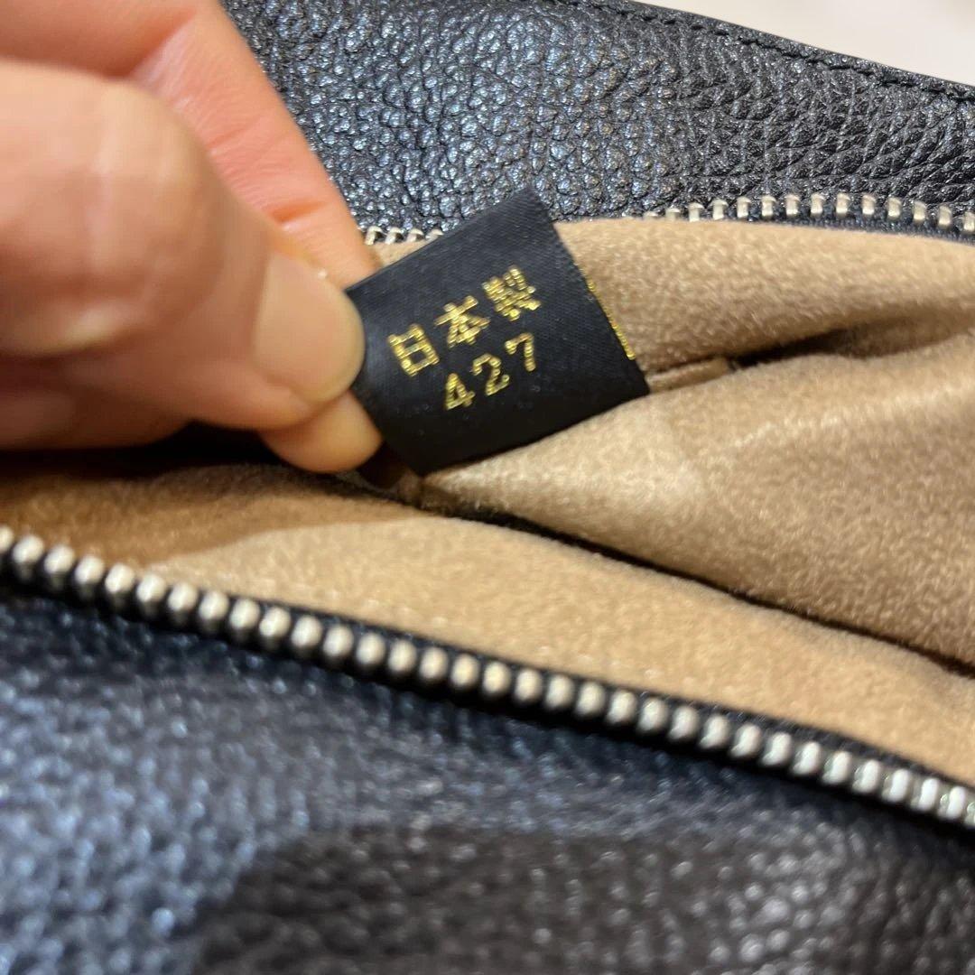 JRA 日本製クロコダイルトートバッグ 黒