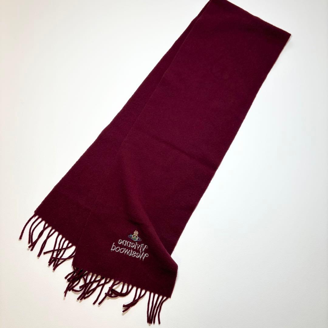 Vivienne Westwood Red Label マフラー 赤 オーブロゴ