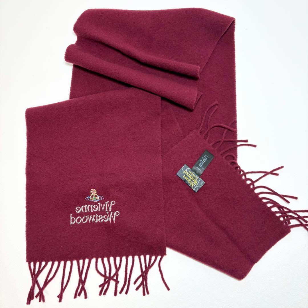 Vivienne Westwood Red Label マフラー 赤 オーブロゴ