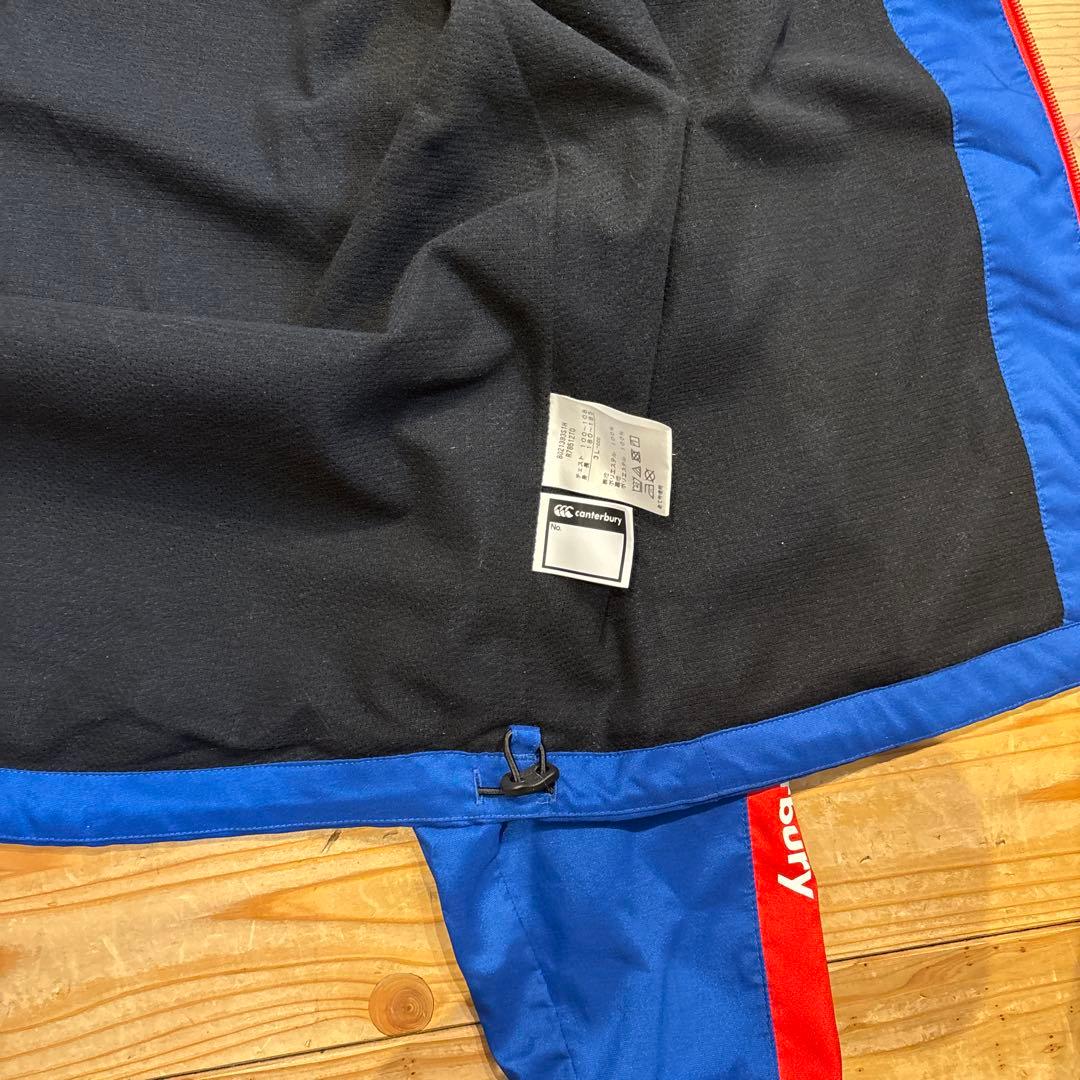 東芝ブレイブルーパス　ウォームアップジャケット　3L 青色