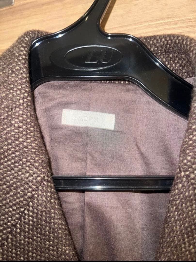 【LIDNM 】Alpaca Tweed Tailored Jacket