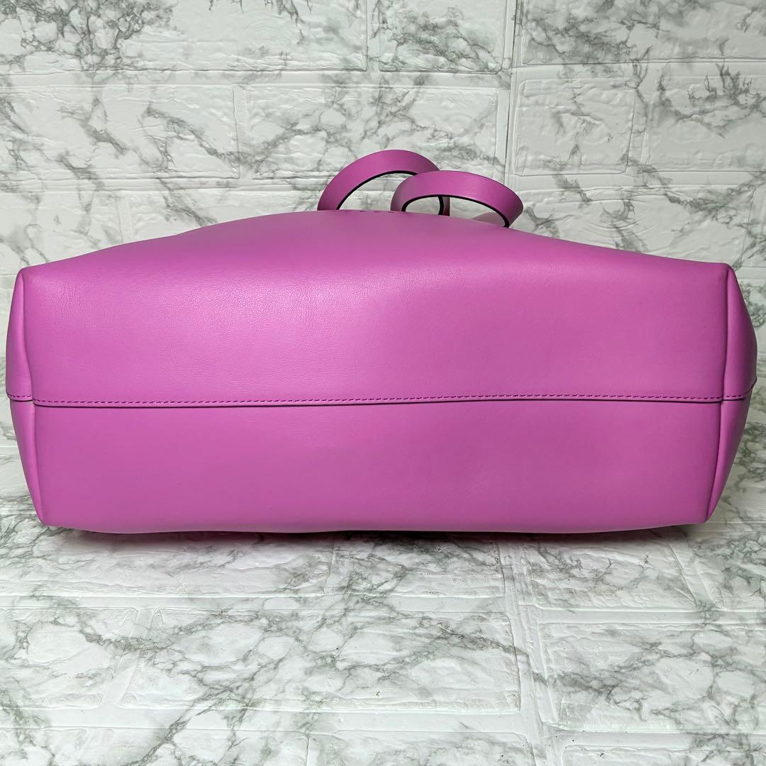 美品　アニヤハインドマーチ　トートバッグ　スマイリー　リボン　ニコちゃん　A4可