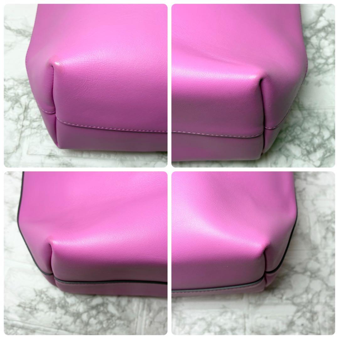 美品　アニヤハインドマーチ　トートバッグ　スマイリー　リボン　ニコちゃん　A4可