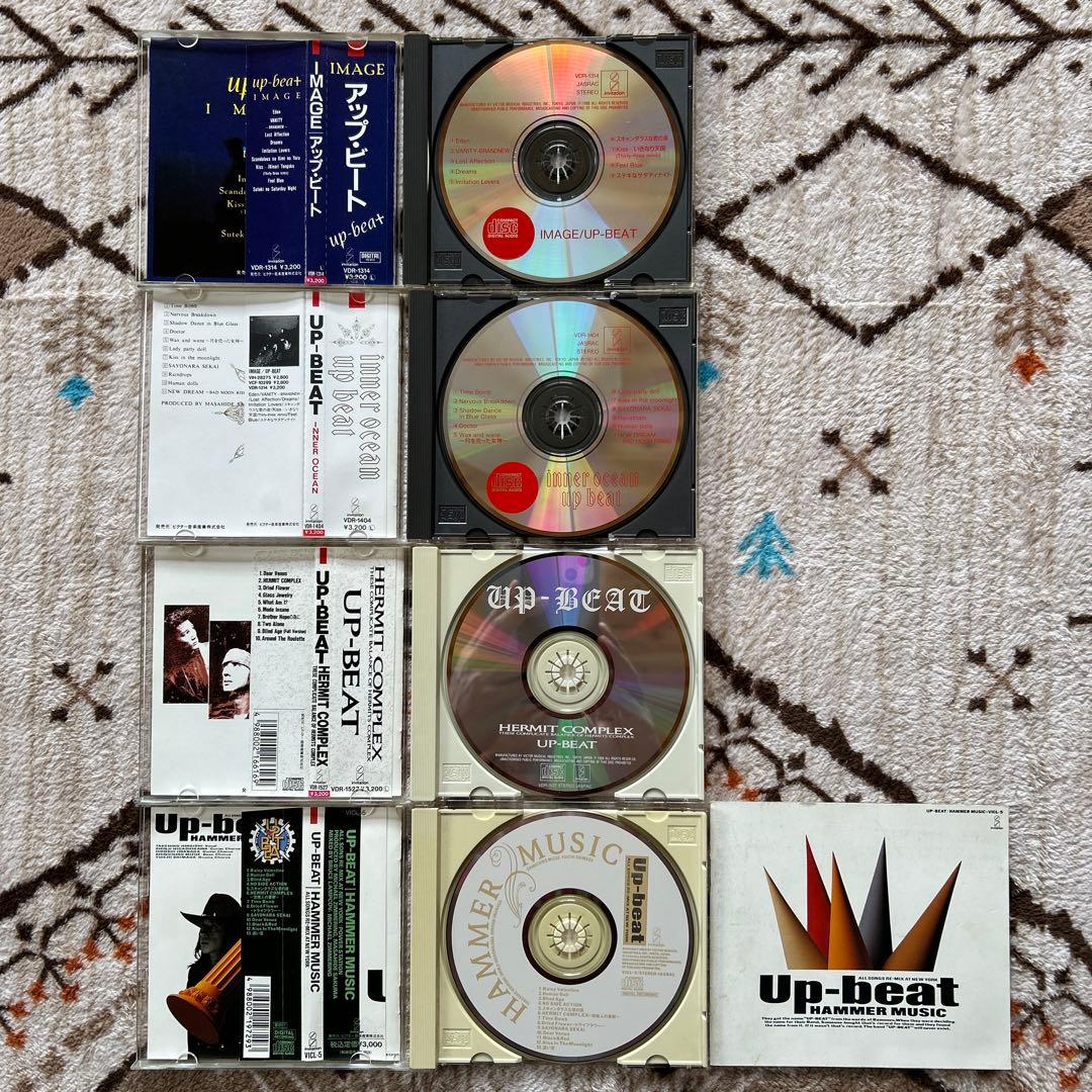 UP-BEAT アップビート 広石武彦 CD14枚 直筆サイン色紙セット