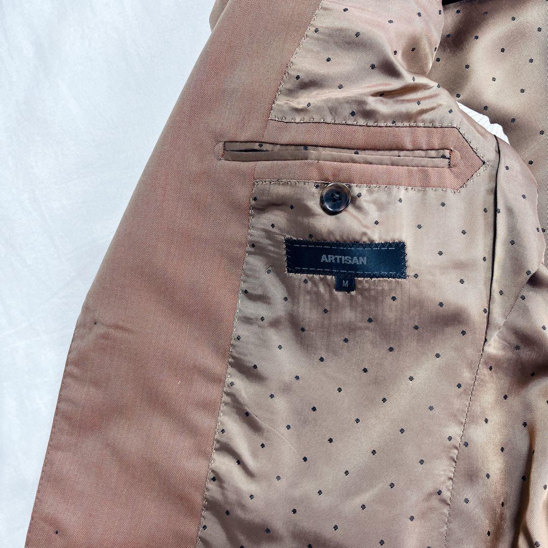 ARTISAN アルチザン　スリーピーススーツ　玉虫色　光沢