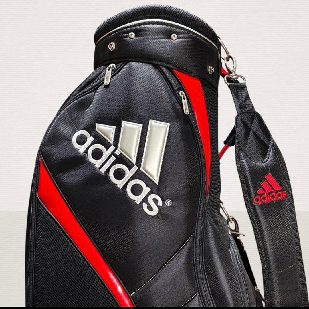 ✨美品✨ 「ナイスショット！」 アディダス 9型 キャディバッグ