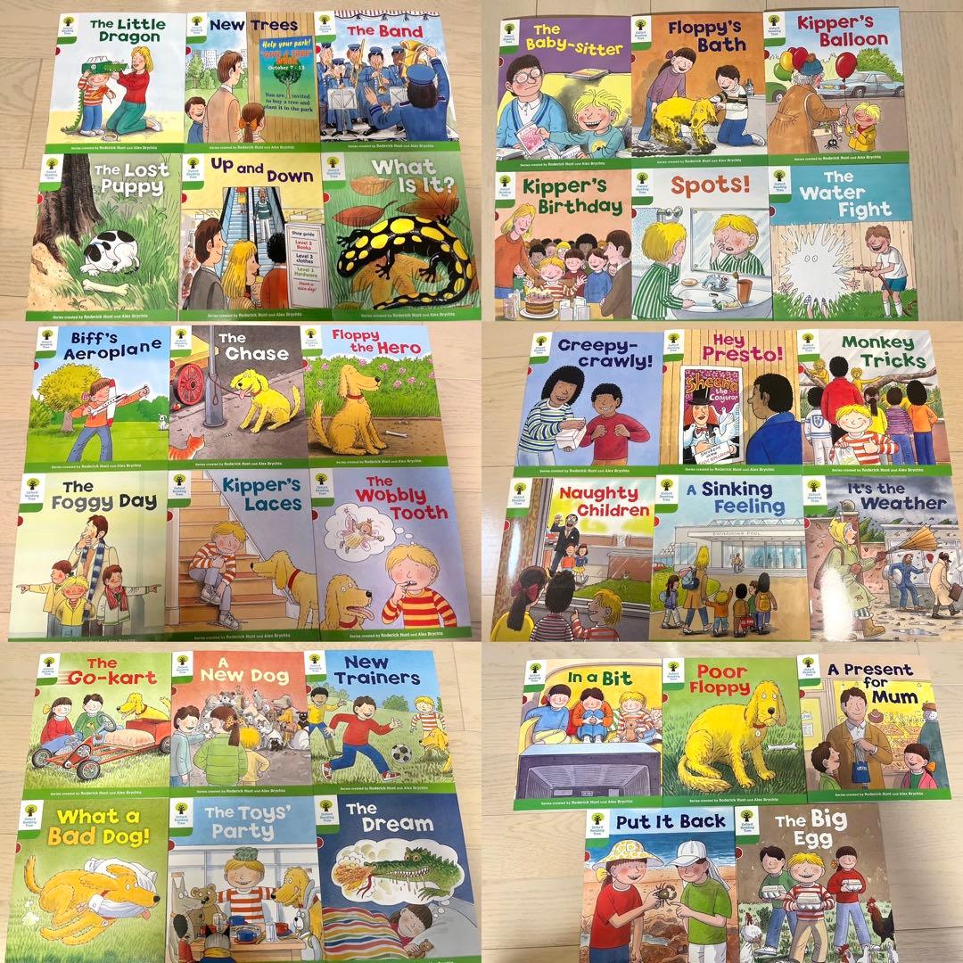 ORTオックスフォードリーディングツリー レベル1+ と2の36冊＋35冊セット