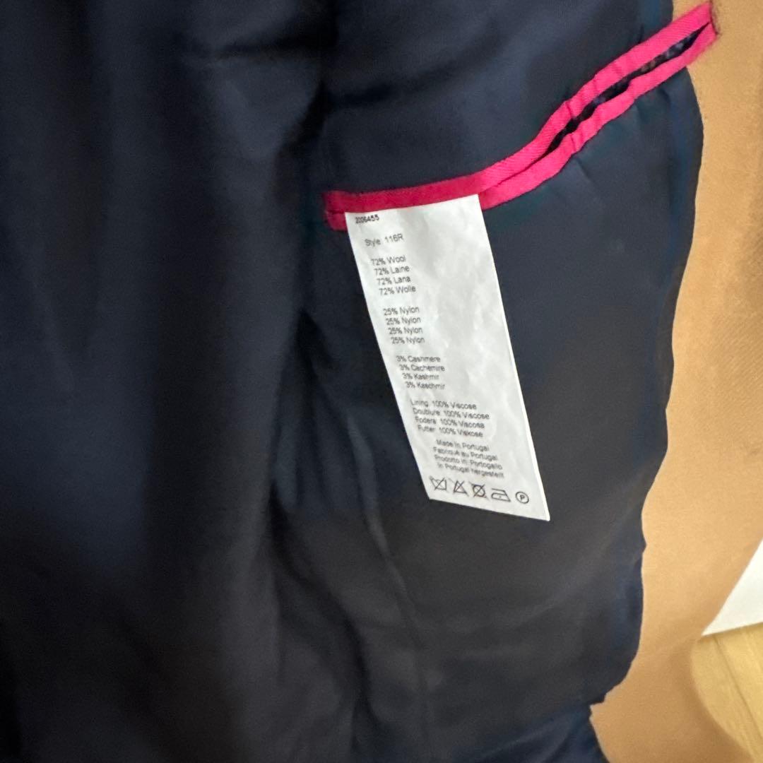 ベージュ シングルブレスト チェスターコート　ポールスミス　日本未発売モデル