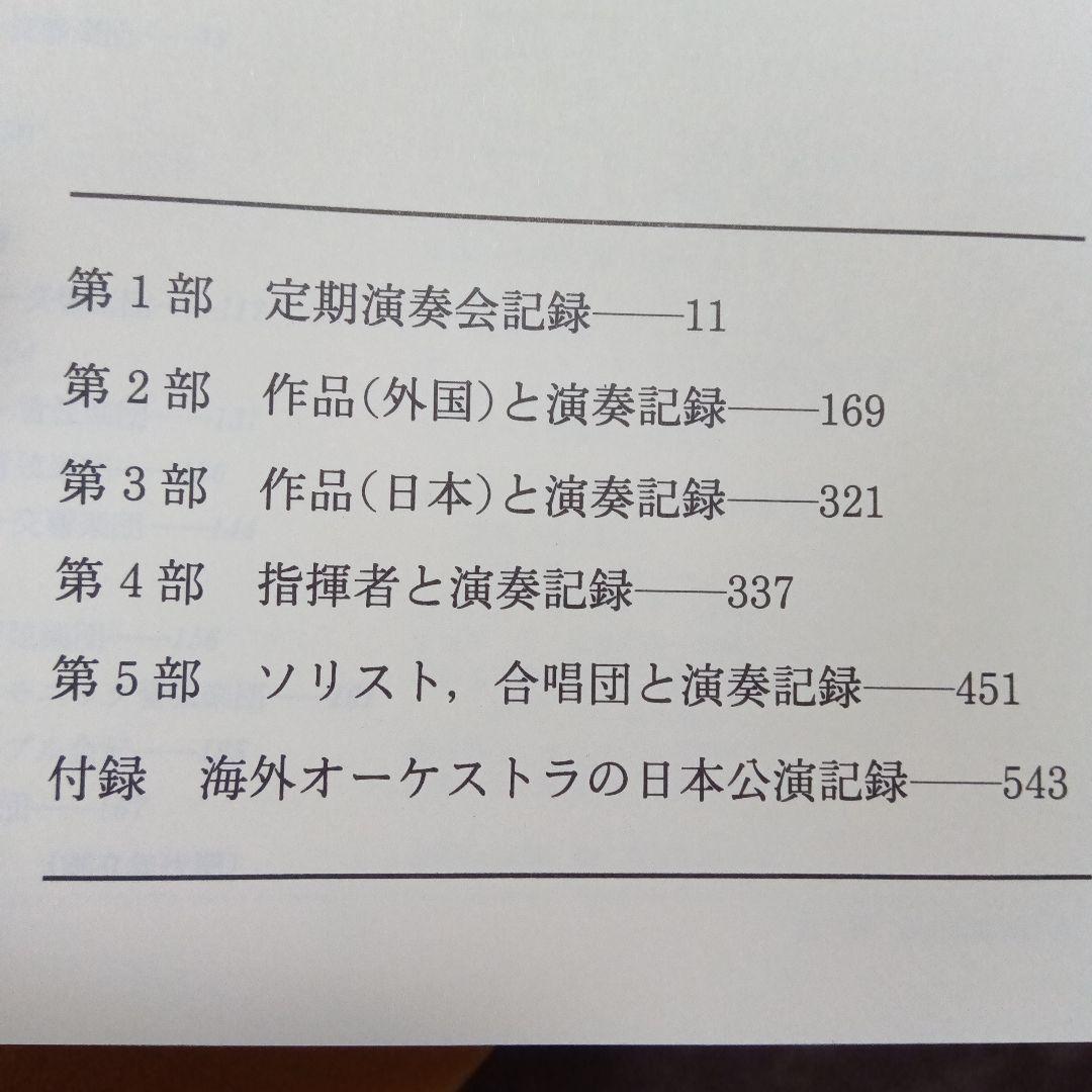 日本の交響楽団 定期演奏会記録 追補 1982-1991