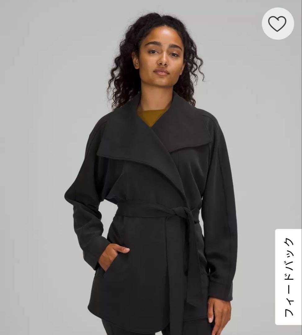 ルルレモン Softstreme Belted Wrap サイズML ジャケット