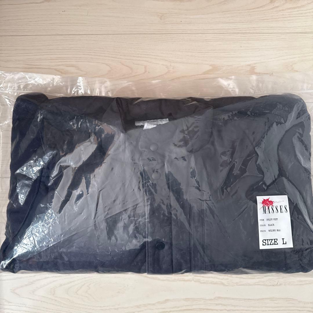 【新品未使用】MASSES UTILITY VEST - Black / L