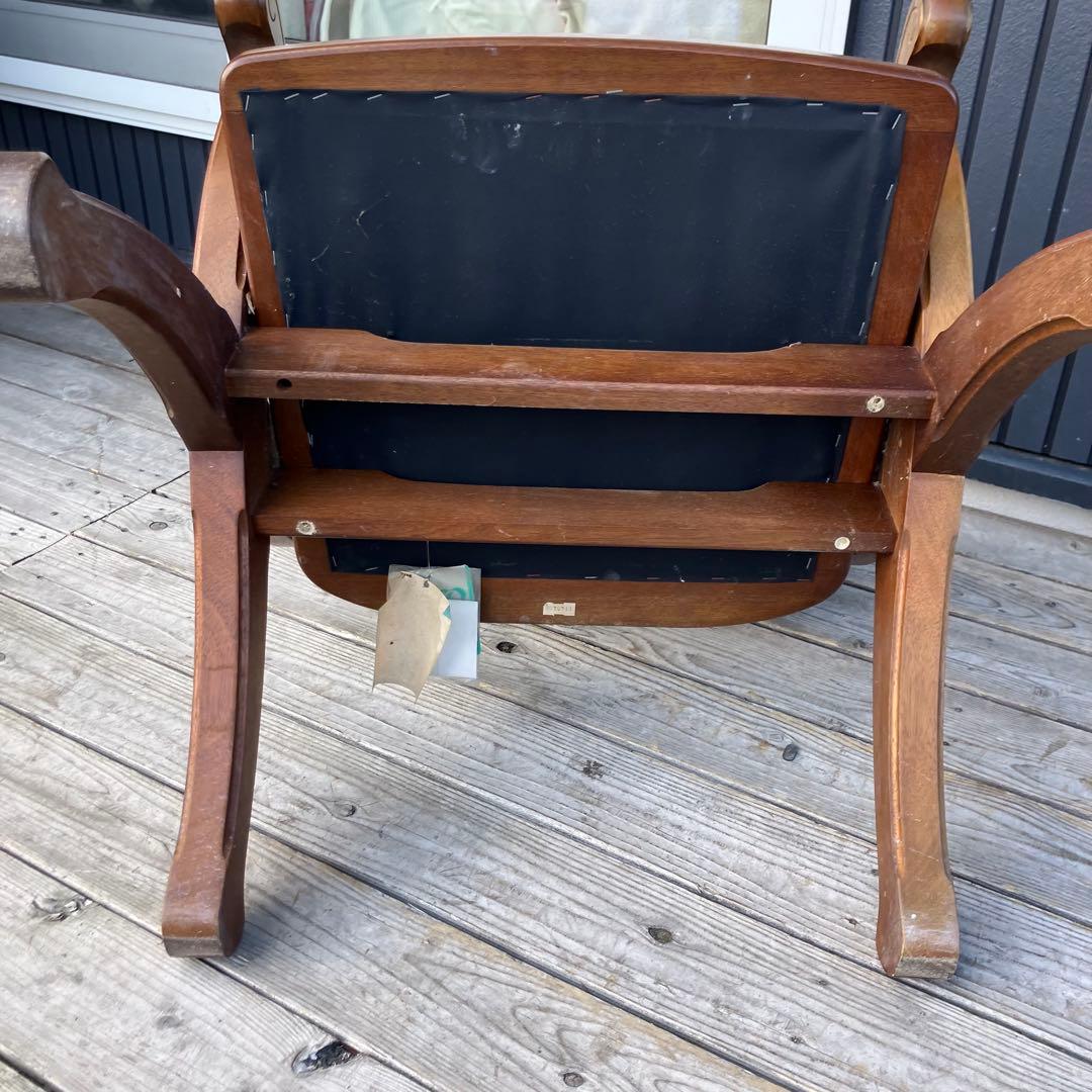 マルニ木工 木製アームチェア ラタンチェア 一人掛けソファー ダイニングチェア