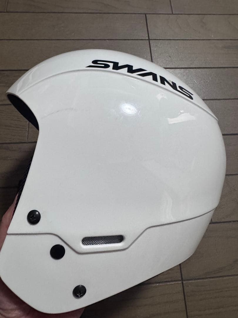SWANS スキー・スノーボードヘルメット ホワイトSMサイズ