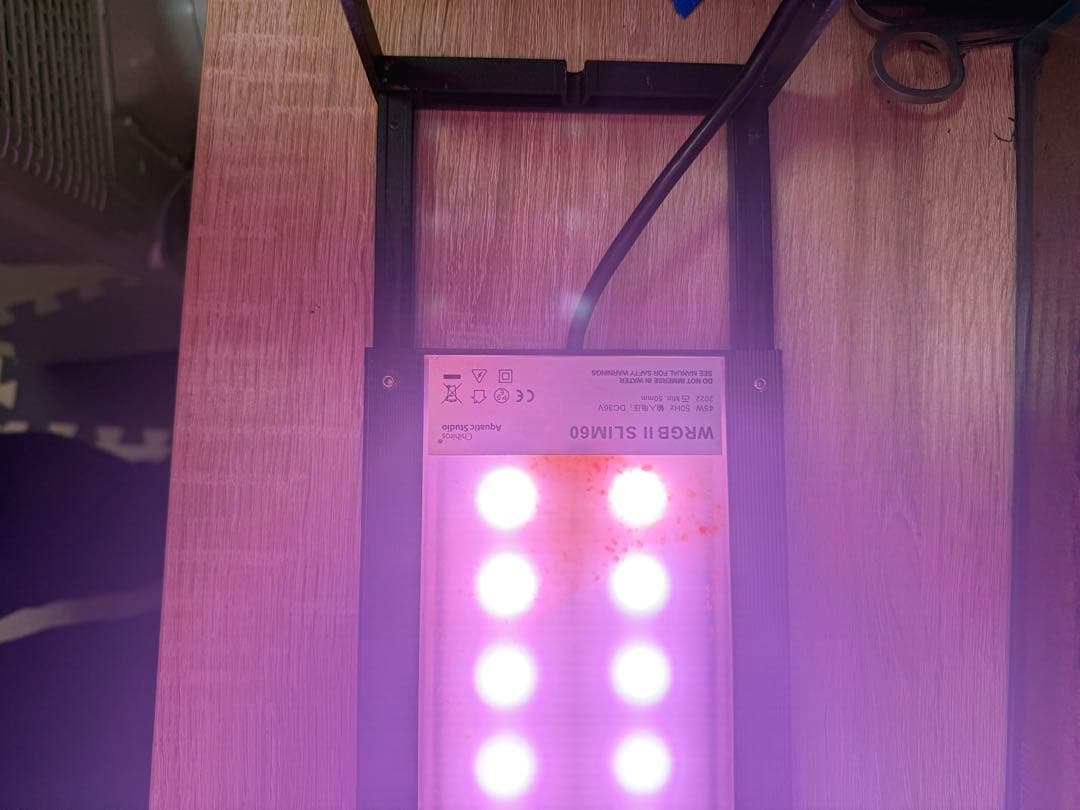 Chihiros wrgb Slim 60 とライトシェード（1枚)