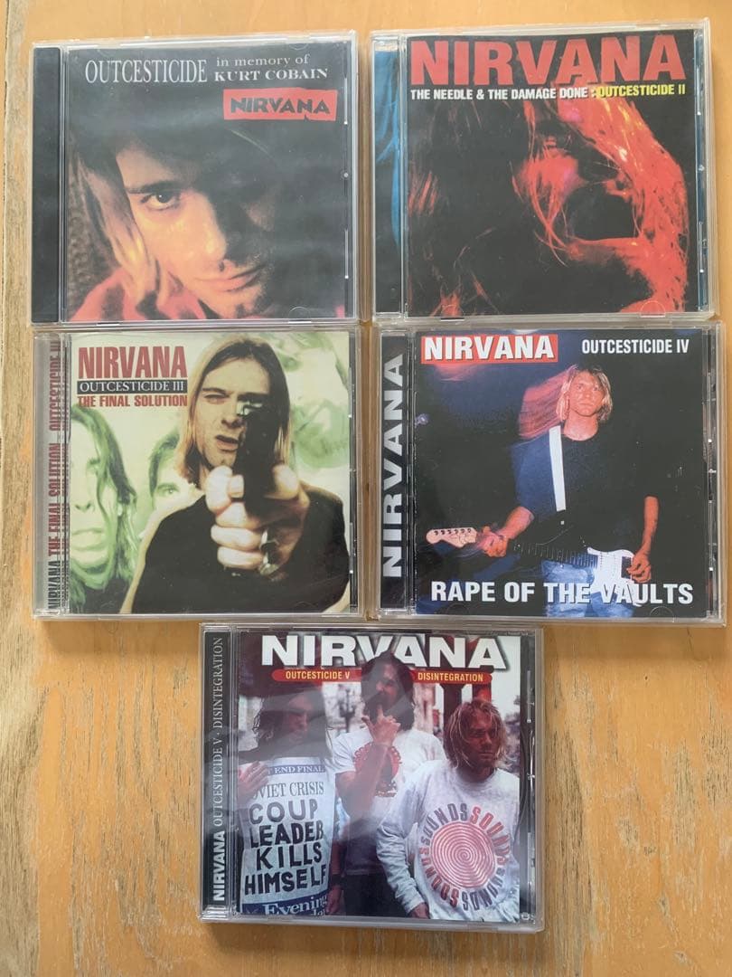ニルヴァーナ/NIRVANA OUTCESTICIDE シリーズ5CDセット