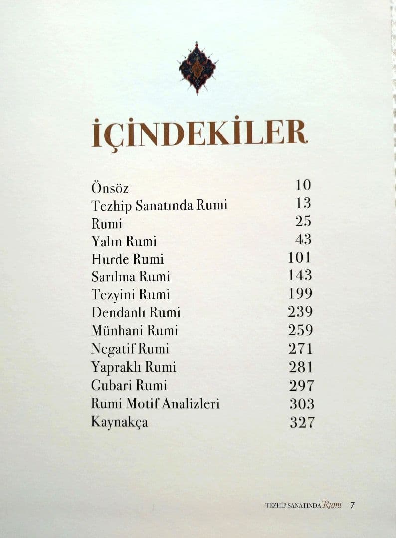 テズヒープ / Tezhip Sanatında Rumi