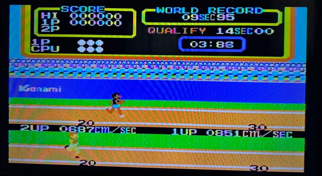 ハイパーオリンピック 1　MSXソフト