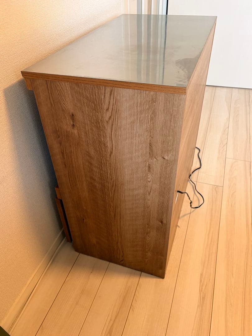 送料込 unico ADDAYキッチンカウンター W820