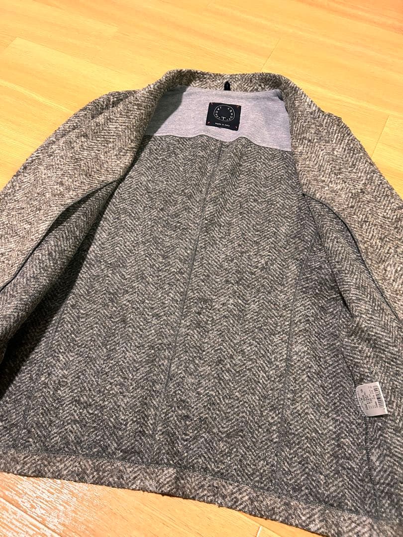 未使用　トネッロ　Ｔジャケット　ネップツイード　ヘリンボーン　ブラウン