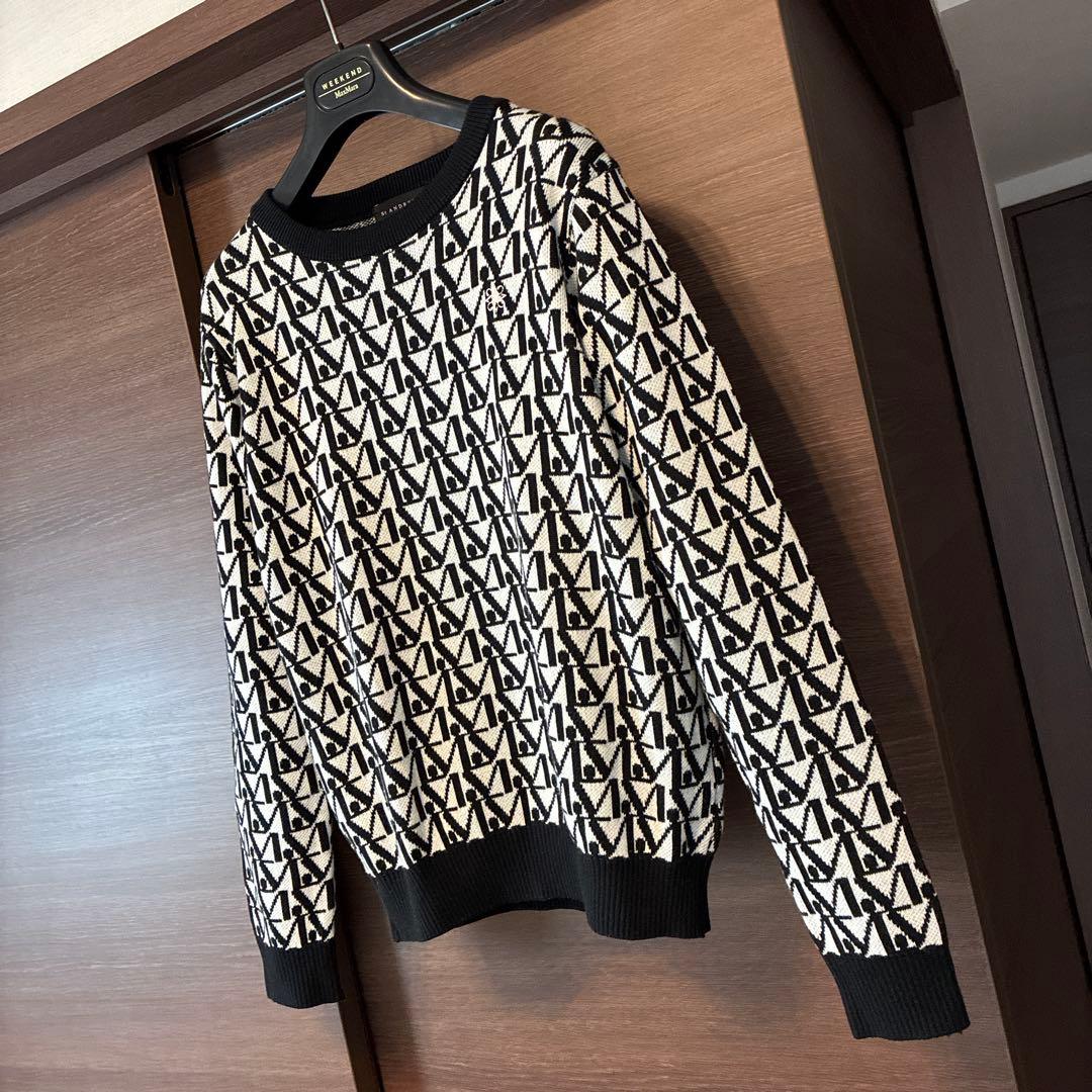 美品☆セントアンドリュース St ANDREWS 総柄ニットセーター『L』☆