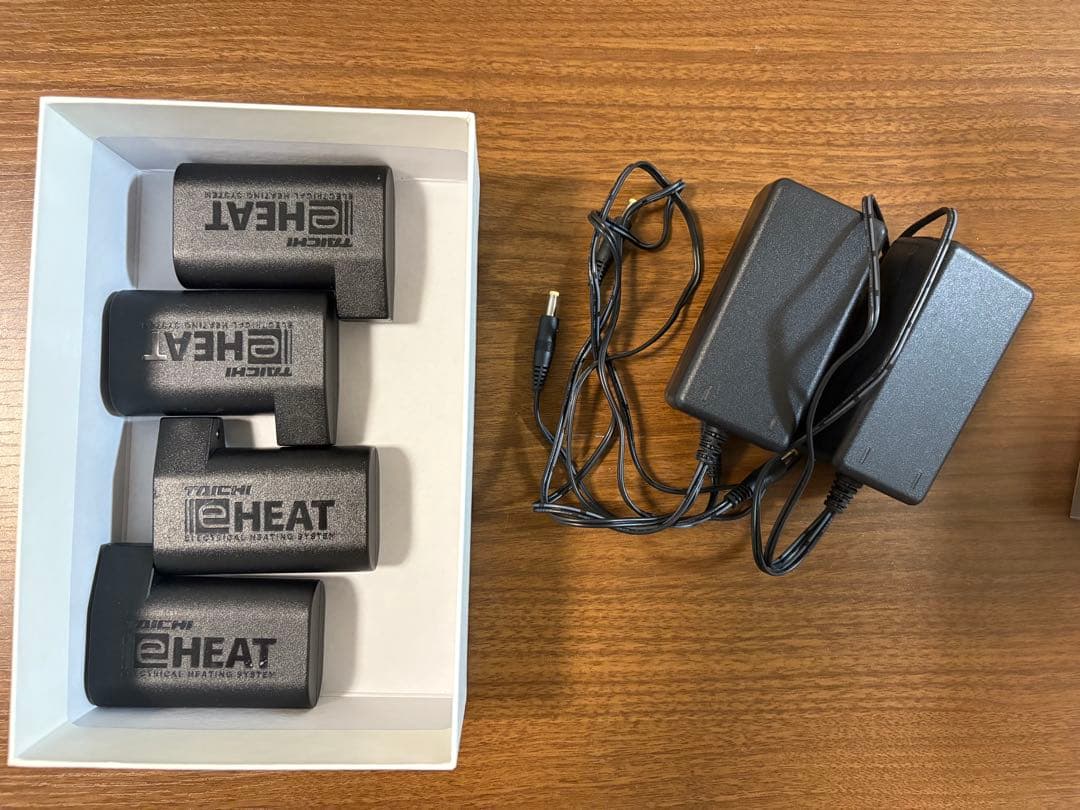 TAICHI eHEAT 電熱グローブ RST648 ブラック バッテリー4個