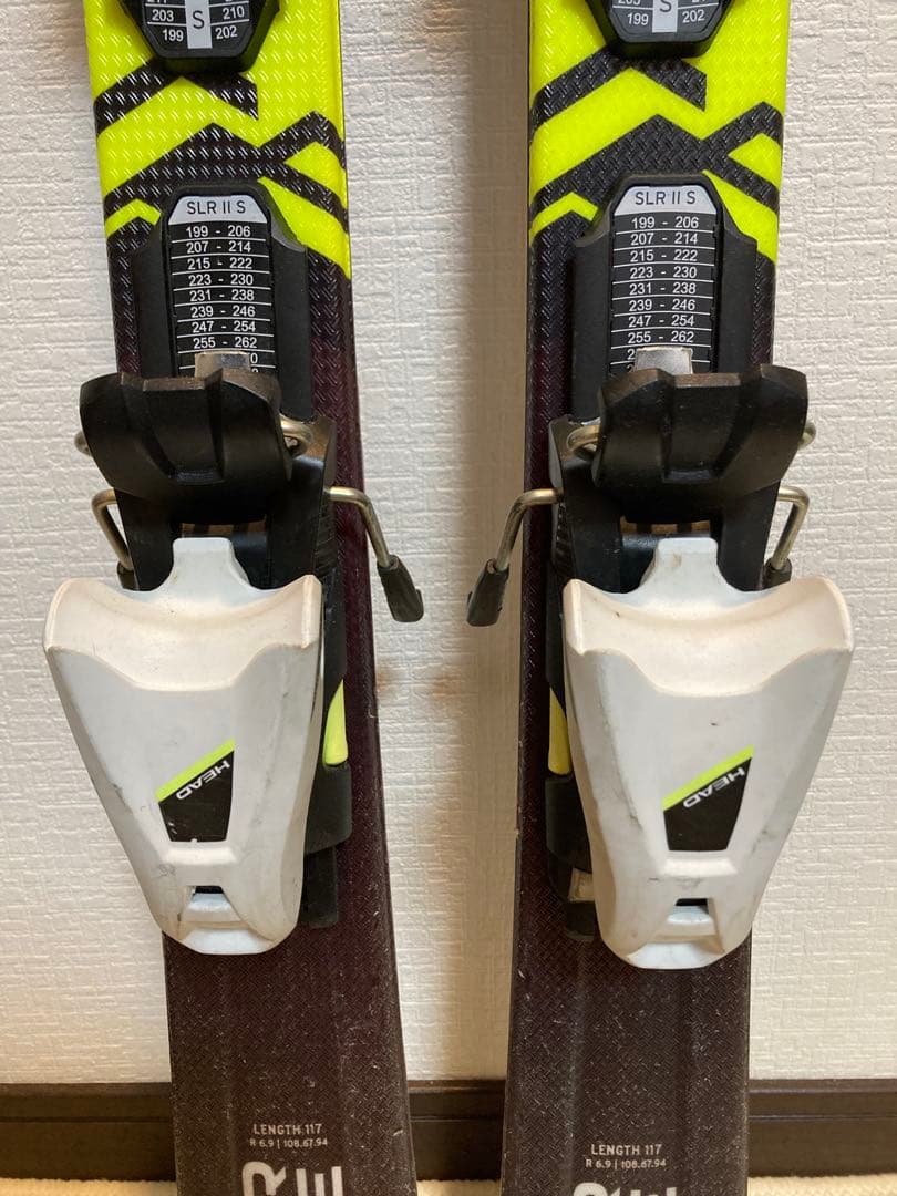 【HOTWAX・チューンナップ済み】HEAD SUPER SHAPE 117㎝