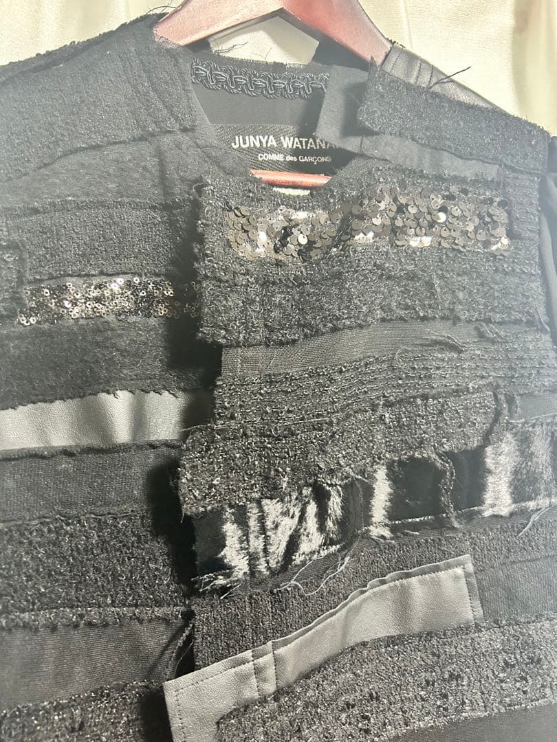 JUNYA WATANABE 14AW 異素材 切替 ロングジャケット