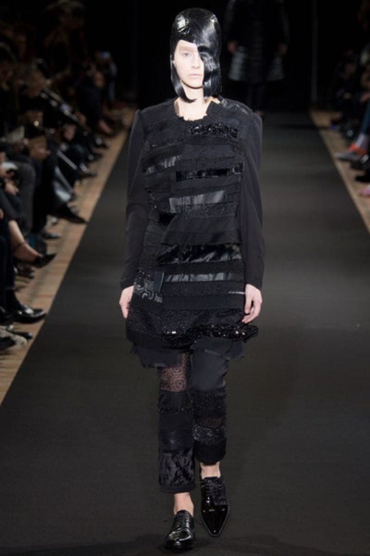 JUNYA WATANABE 14AW 異素材 切替 ロングジャケット