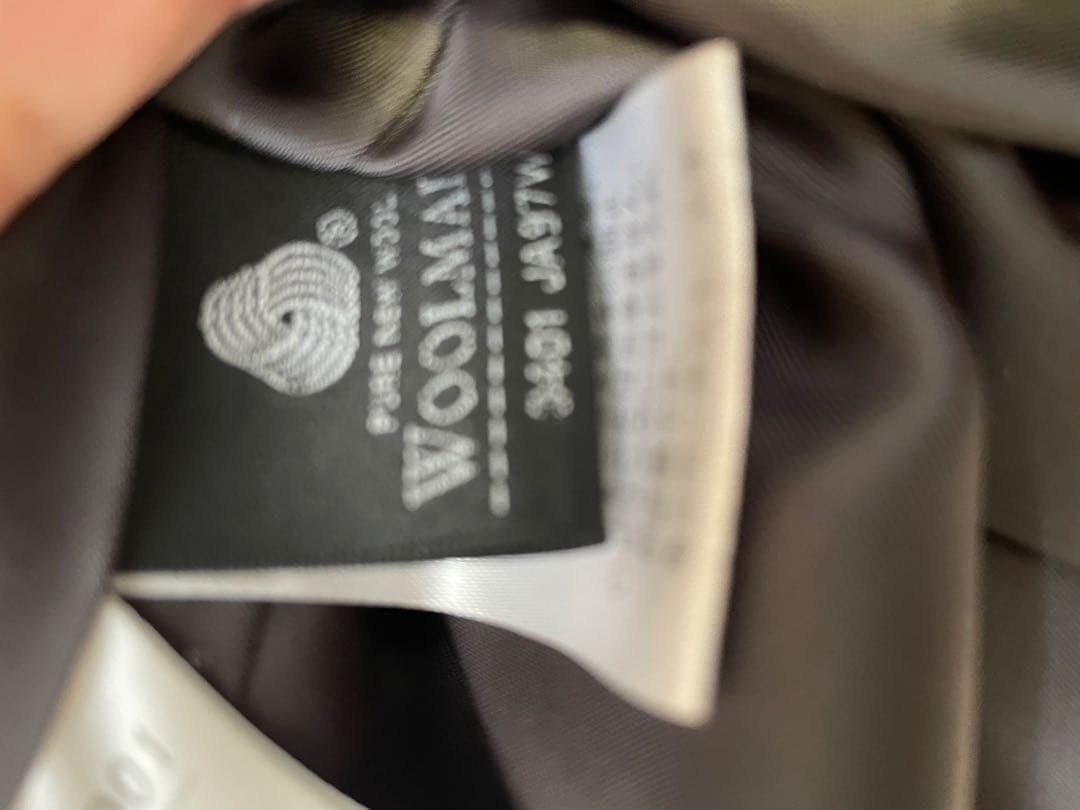 INÉD グレー FOXファー付きロングコートアンゴラ