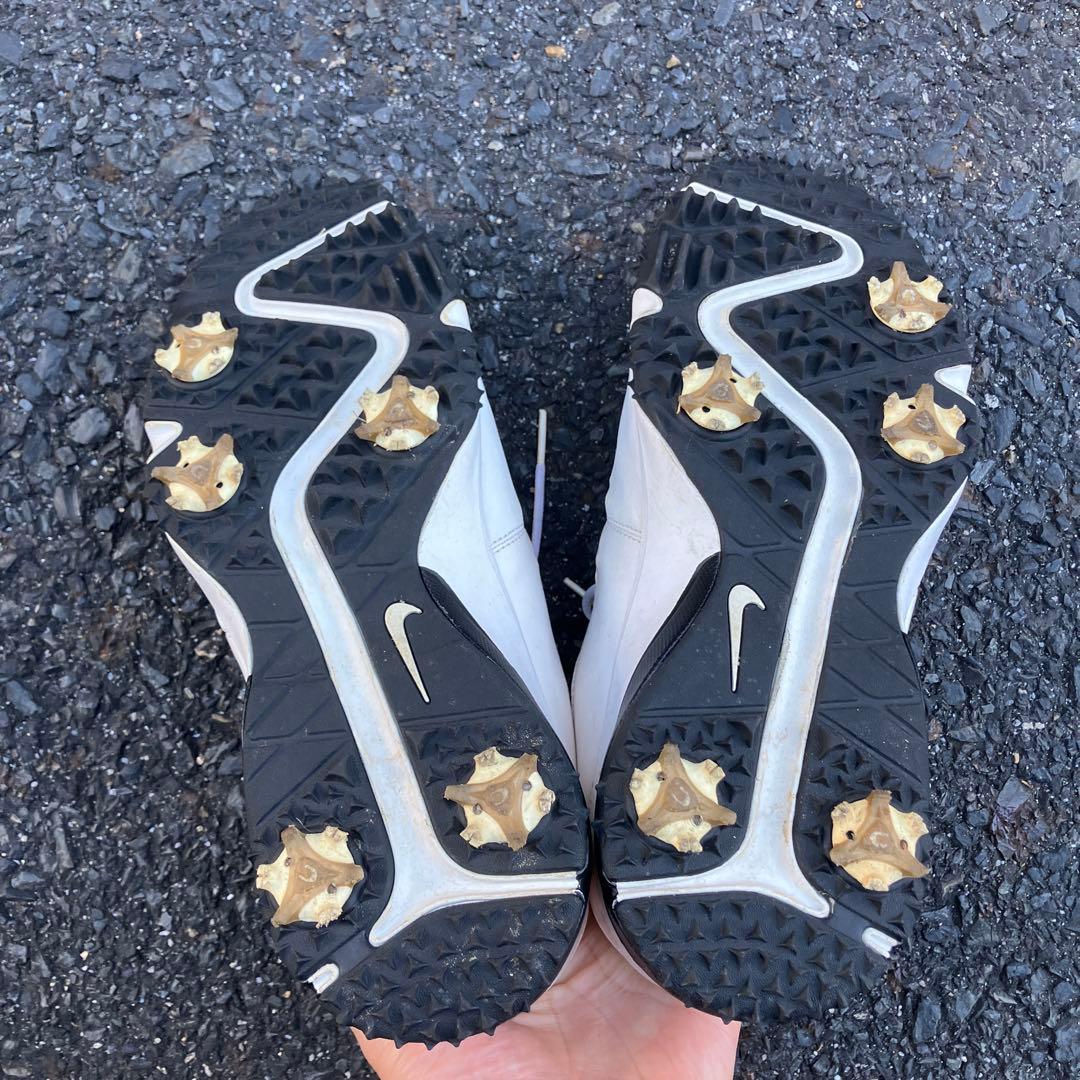 Nike ゴルフシューズ ホワイト ゴールド 26.0cm