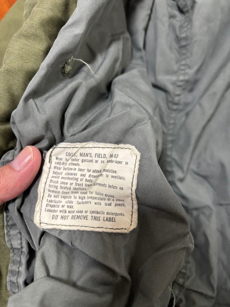 希少 60s ヴィンテージ 米軍実物M-65 1968年製 短丈US ARMY