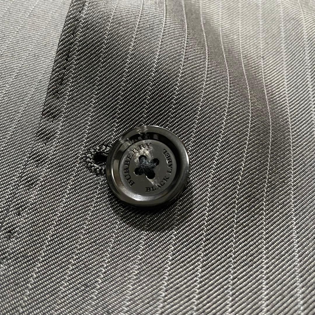 BURBERRY BLACKLABEL スーツ　セットアップ　光沢　Mサイズ　灰